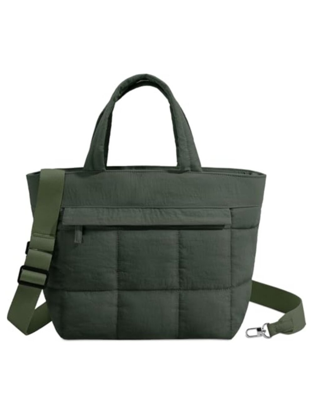 Small Puffer Tote Bag Lightweight Quilted Crossbody Satchel Purse